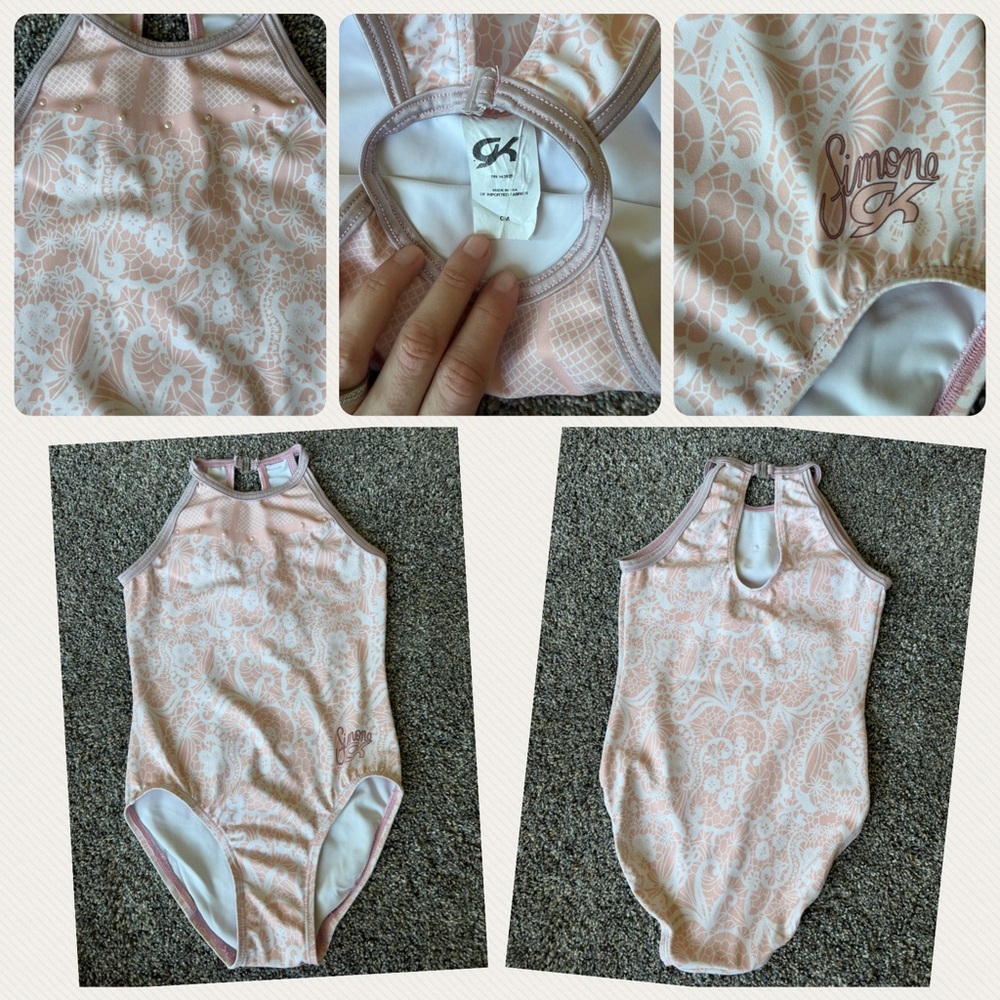 Like New! Authentic Simone Biles Signature GK Elite Leotard